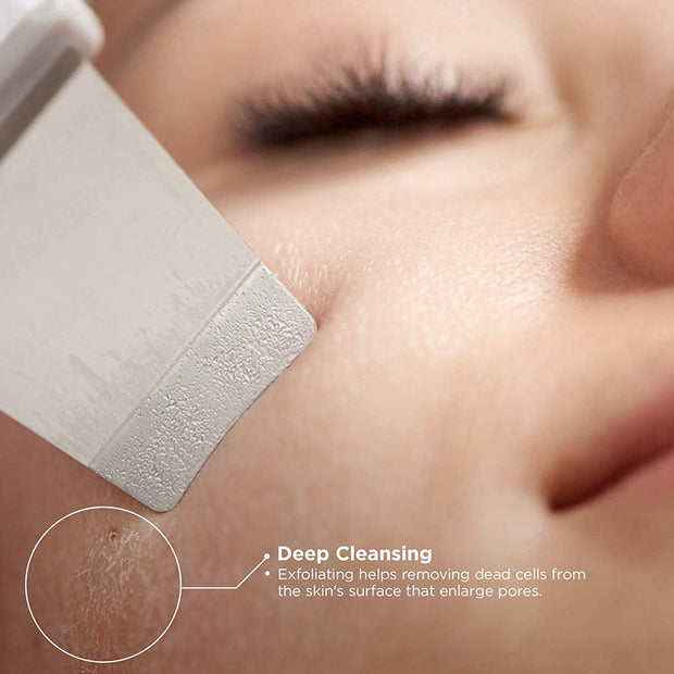 Ultrasonic Skin Scrubber Deep Face Cleaner - Beautytoon