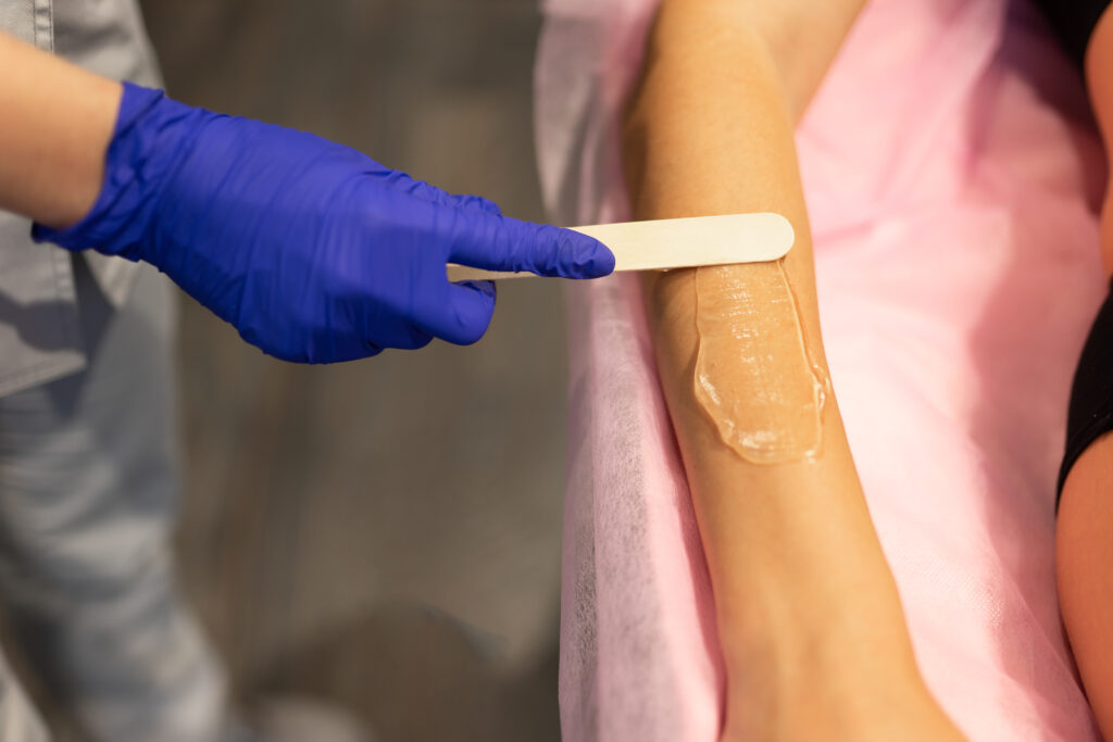 Half arm wax